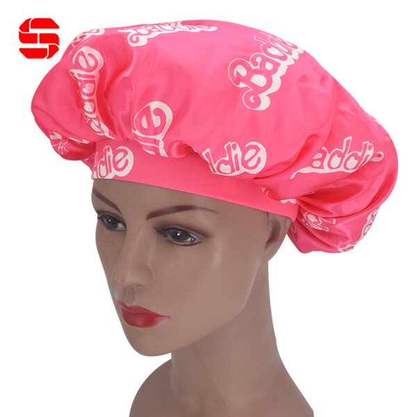 Shower Cap Factory - Wholesale Sublimation Printing Satin Bonnet