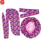Sleeping Bonnets Manufacturer - Custom Logo Luxury Silk Durag Bonnet
