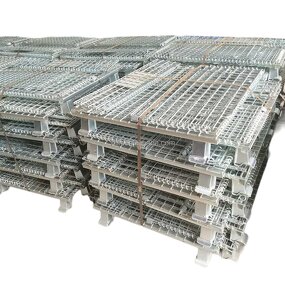 Folding Storage Cage Manufacturer - Roll Cage Steel Wire Basket