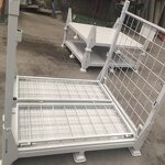 Industrial Box Pallet Factory - Foldable Stackable Steel Crates