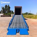 Hydraulic Loading Ramp Factory - Adjustable Mobile 10Ton Ramp