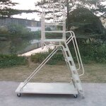 Rolling Ladder Manufacturer - Warehouse Supermarket Safety Ladder