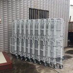 Cargo Rolling Cage Manufacturer - 2 Doors Demountable Pallet Cage