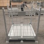 Industrial Box Pallet Factory - Foldable Stackable Steel Crates