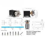 Laser Rotary Shaft Manufacturer - OEM with Driver for Fiber Laser Marking Machine