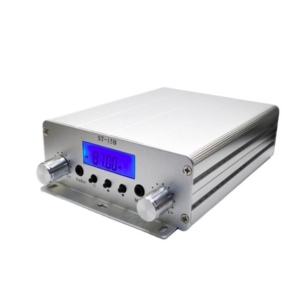 FM Transmitter Manufacturer - OEM 3km Long Range 15W Broadcast 87MHz-108MHz