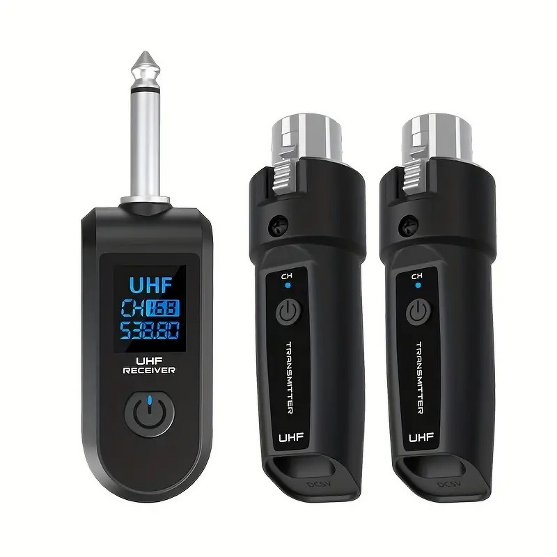 Wireless Microphone System Manufacturer - OEM Professional UHF Plug-on XLR Dual