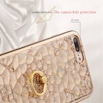 Phone Case Manufacturer - OEM 3D Gold Glitter Luxury Silicone for iPhone 7 8