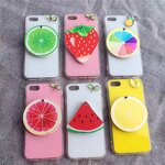 Phone Case Manufacturer - OEM Fashion 3D Fruit Mirror for iPhone 8 Soft TPU