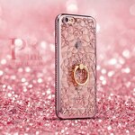 Phone Case Manufacturer - OEM 3D Gold Glitter Luxury Silicone for iPhone 7 8