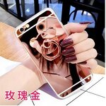 Phone Case Manufacturer - OEM Luxury Diamond Mirror for iPhone 7 Plus with Ring