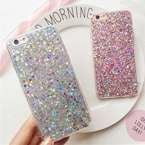 Phone Case Manufacturer - OEM Silicon Bling Glitter Crystal for iPhone 6 6S