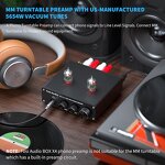 Phono Preamp Manufacturer - OEM Fosi Audio with 5654W Vacuum Tube Amplifier X4