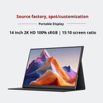 Portable Monitor Manufacturer - OEM 14 Inch 2K HD IPS for Switch Mobile Phone