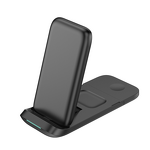 Wireless Charger Stand Manufacturer - OEM Foldable Led 10W 3 Fast Dock 4 in 1