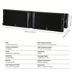 Line Array Speaker Manufacturer - OEM DBK Customizable K2 Dual 12 Full Range