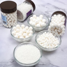 Edible Sprinkles Factory - OEM Halal Pearlescent Sugar Beads Cake Decorating