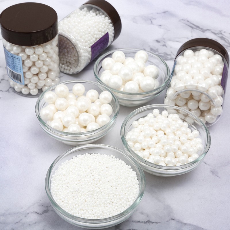 Edible Sprinkles Factory - OEM Halal Pearlescent Sugar Beads Cake Decorating