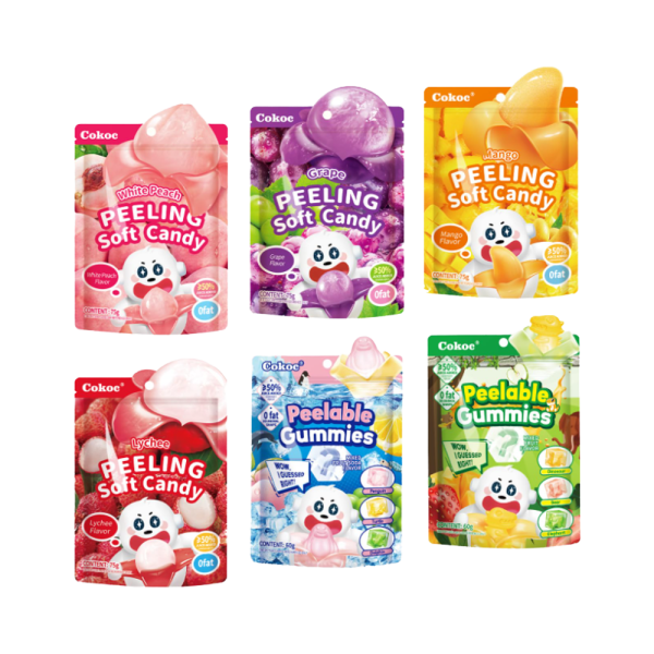 Fruit Gummy Candy Manufacturer - OEM Coated Hard Peeling Jelly Bag