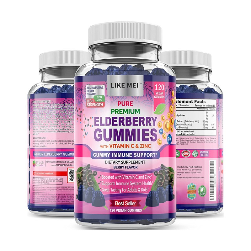 Elderberry Gummies Manufacturer - OEM Private Label Candy Supplement