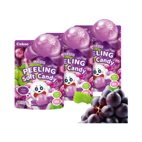 Gummy Candy Factory - OEM Hard Texture Fruit Flavors Bag Packaging