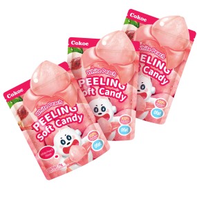 Halal Gummy Manufacturer - OEM Peach Flavor Peelable Jelly Assorted Shapes