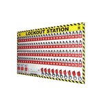 Lockout Cabinet Manufacturer - OEM 50 100 Padlocks Capacity Station