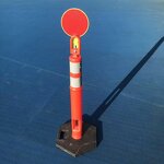 Traffic Reflective Disc Manufacturer - OEM 200 mm Diameter Fluorescent Safety Disc