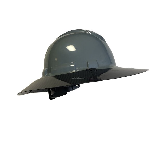 Hard Hat Sun Shield Manufacturer - OEM Plastic Smoke White Sun Shield Visor