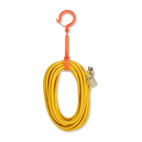 Locking Tie Hook Manufacturer - OEM Nylon Reusable Orange Super Duty 3540L