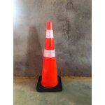 Traffic Cone Manufacturer - OEM 28 36 Inch High Reflective PVC with Black Base