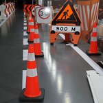 Traffic Cone Manufacturer - OEM 28 36 Inch High Reflective PVC with Black Base