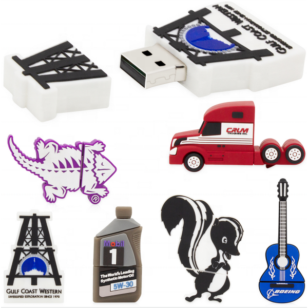 USB Flash Drives Manufacturer - PVC Material Creative Pattern Custom