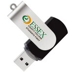 USB Flash Drive Factory - Custom Logo Swivel Metal Pendrive