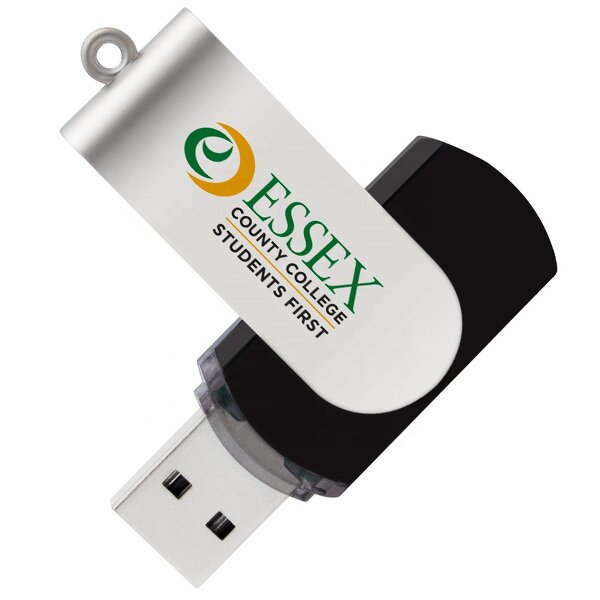 USB Flash Drive Factory - Custom Logo Swivel Metal Pendrive