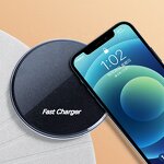 Wireless Charger Factory - 2024 Best Selling 15W Round Fast Charger