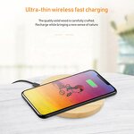 Wireless Fast Charger Manufacturer - Wholesale Price Custom Logo Bamboo