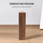 Wood Mini Power Bank Factory - Hot Selling Custom Logo Laser Engraved