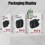 Wall Charger Factory - Hot Selling 2.4A Dual USB Digital Display