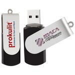 USB Flash Drive Factory - Custom Logo Swivel Metal Pendrive