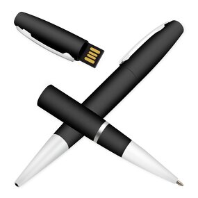 USB Flash Drive Manufacturer - Custom Logo Ballpoint Writing Pendrive