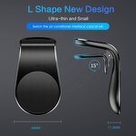 Car Phone Holder Factory - Top Selling Magnetic L-shaped Car Mount