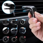 Car Phone Holder Factory - Top Selling Magnetic L-shaped Car Mount