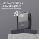 Mini Power Bank Factory - New Design Slim Fast Charge LED Display