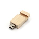 USB Flash Drive Manufacturer - Wood Custom Logo Pendrive Laser Print