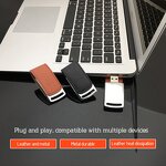 USB Flash Drive Manufacturer - Custom Logo High Speed Metal Leather