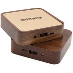 Wood Power Bank Factory - Hot Selling Wood Custom Logo Mobile Charger