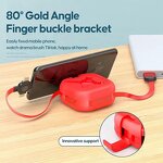 Data Cable Factory - New Design 4 in 1 5A Fast Charger Retractable Cable