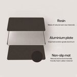 Metal Mouse Pad Factory - Metal Aluminum Hard Smooth Slim Gaming