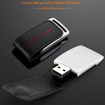 USB Flash Drive Manufacturer - Custom Logo High Speed Metal Leather